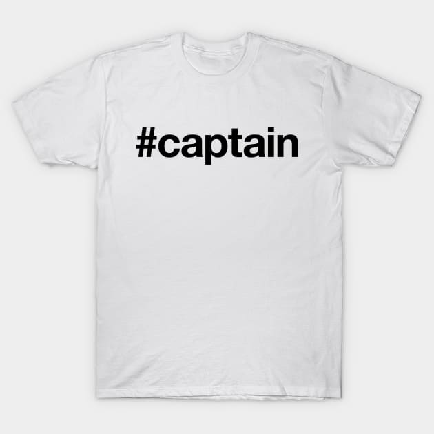 CAPTAIN Hashtag T-Shirt by eyesblau